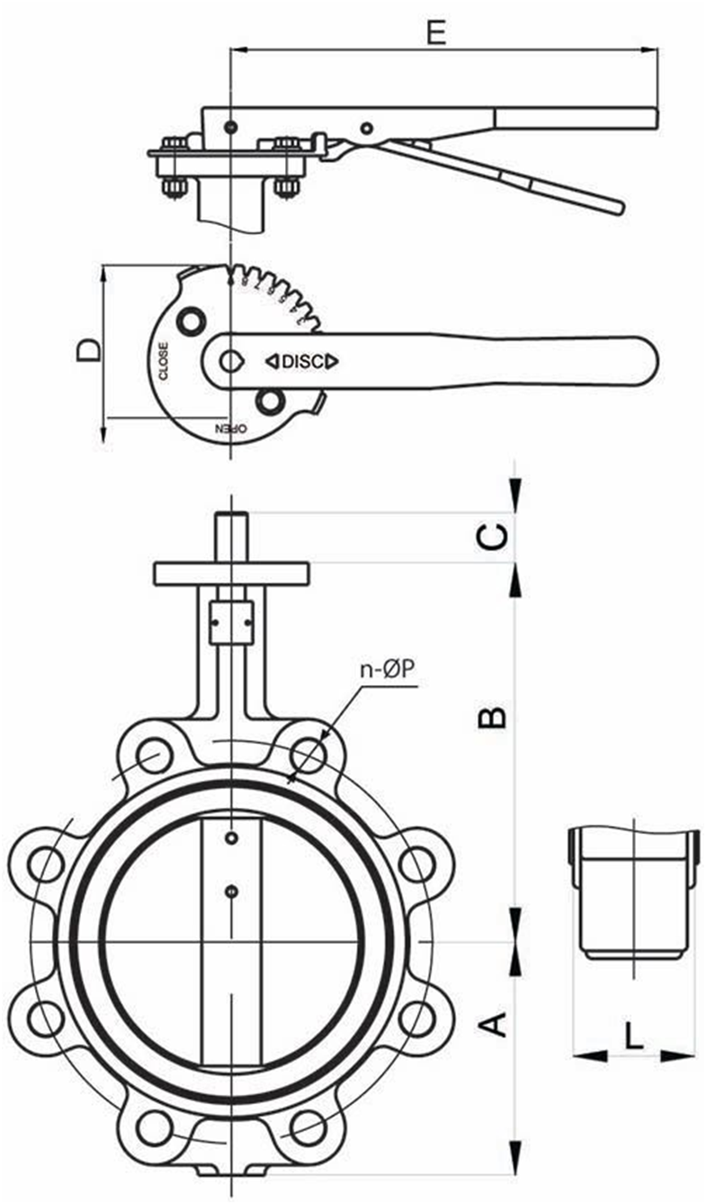 Lug Type Butterfly Valve