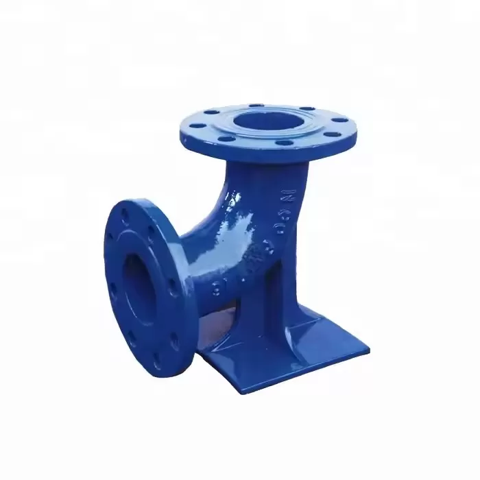 Ductile Iron Double Flange Duckfoot Bend Elbow