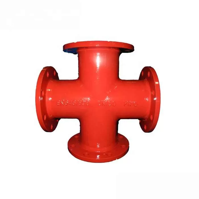 Ductile Iron All Flanged Cross